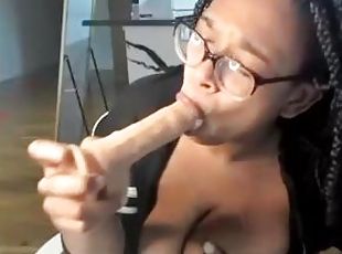 SC Literaryvix Cam Show 15 W/ Dani Doomsday Sloppy DIldo Suck